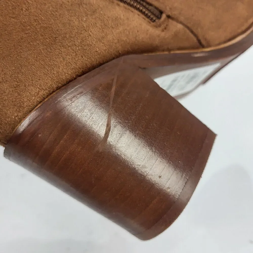 Seychelles Paradise City Leather Over the Knee Boots Brown Size 8